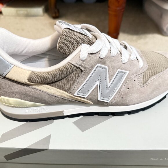 $349 Authentic NEW BALANCE U996GR Made in USA Men\'s Gray Suede Sneakers Sz.10.5 main image 5